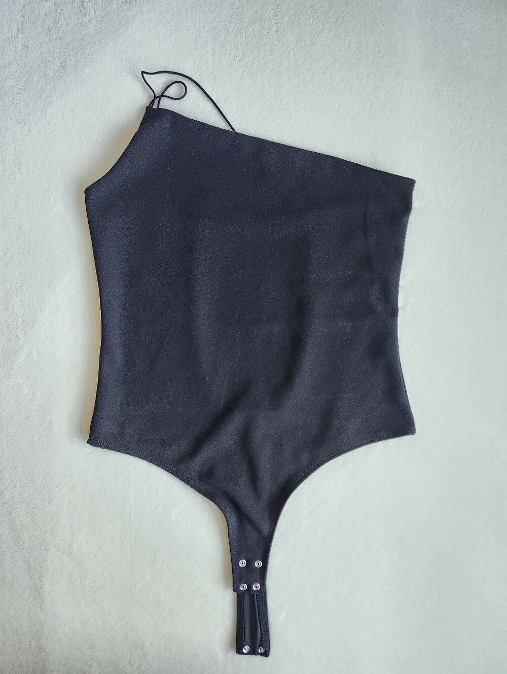 💔 Under 15$ - Dynamite Black One-Shoulder Bodysuit - Black, Size S